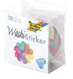 600060 Washi-Sticker HERZEN 200 Stk. auf Rolle 