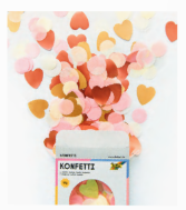 600092 Konfetti LOVE, rosa/gold 