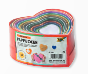 600143 Kartonbox, Herzform 12 Farben und Grössen ass. 4x4.5x2cm -13.5x15.5x2cm 