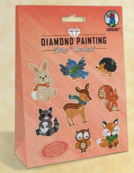 600299 Diamond Painting Sticker Waldtiere 