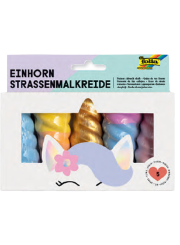 600546 Einhorn Straßenmalkreide 5 Stück à 33g 