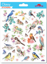 600563 CLASSY STICKERS Frühlings-Vögel 15x17 