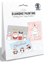 600579 Diamond Painting Grusskarte, Frohe Weihnachten 