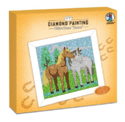 600598 Diamond Painting ,Picture Frame“Pferde 