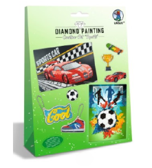 600602 Diamond Painting ,Creative-Set“Rennauto 