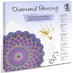 600609 Diamond Painting ,Diamanten Mandala“ violett 