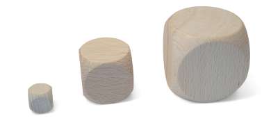 66.0050 Würfel ohne Augen 50x50x50 mm 