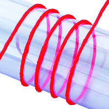 900005 Papierkordel mit Draht,ø 2 mm, rot 