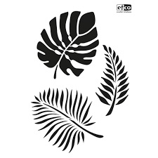 9320881 Stencil Blätter A4 