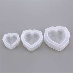 526033 Silikonform Herz L -87x85mm 