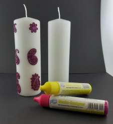 Muster Texturmatte Kerzen 