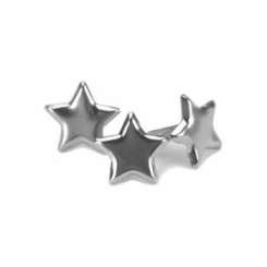 563121 Classic Brads (4mm), Sterne silber 
