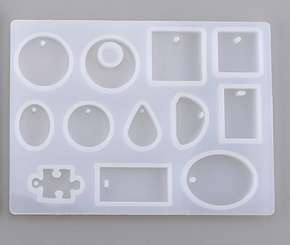 526001 Silikonform Anhänger 12fach 