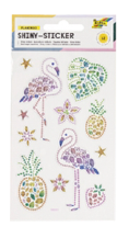 600099 Shiny Sticker FLAMINGO, 10x16cm 