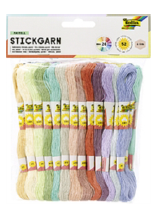 600084 Stickgarn PASTELL 52 Docken à 8m 