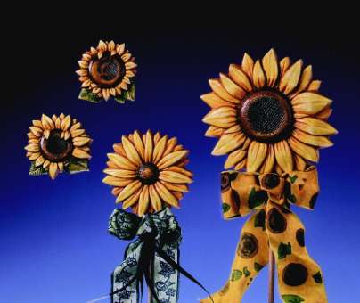 2000101 Giessform 4 Motive Sonnenblumen 