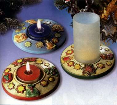 2002030 Giessform Kerzenhalter Weihnachten 