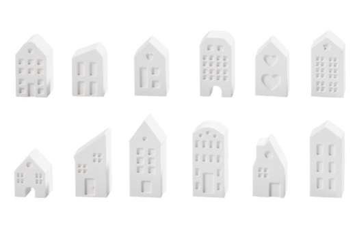 2007669 Silikonform, Häuschen 2,5 - 4,5 cm 