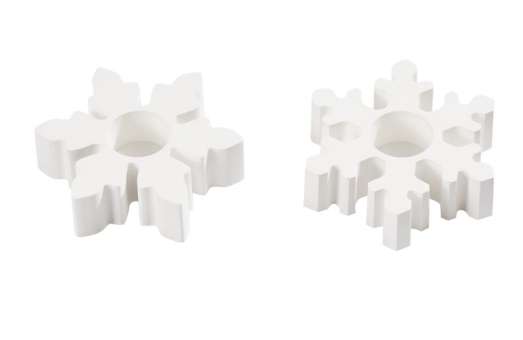 2007673 Silikonform, Schneeflocke Kerzenhalter ca. 6,5 cm 