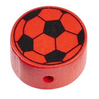 3260081 Schnulli-Fussball 20x10mm 3mm 4St rot/schwarz 