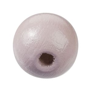 3260416 Schnulli-Holzperle 10 mm puderrosa 40St 