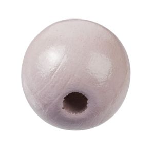 3260436 Schnulli-Holzperle 12 mm puderrosa 25St 