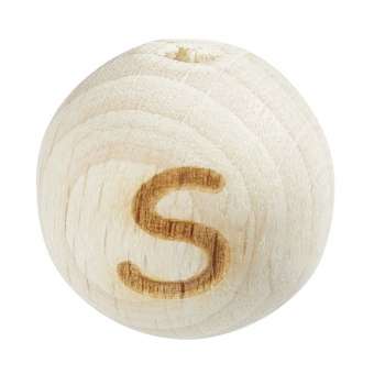 3260658 Schnulli-Kugel 15mm, S Buche  10St 