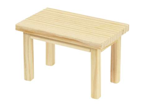 3270169 Tisch Holz rechteckig 8x5x5cm 