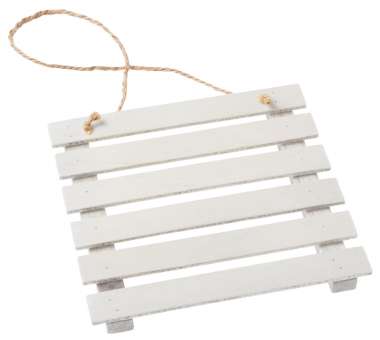 3270266 Holz-Palette  12cm, weiss 