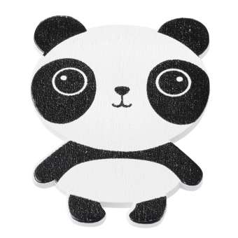 3270446 Holz-Sticker Panda  6cm,  2 St. 
