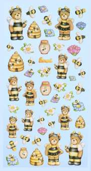 3451155 Sticker Lustige Bienen 