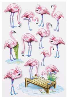 3451522 Sticker Flamingo 