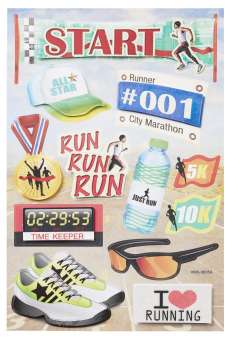 3451550 Sticker Jogging 