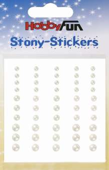 3451747 Stony-Stickers Halbkugel 50St perlmutt 