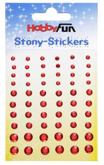 3451752 Stony-Stickers rund 60St rot 