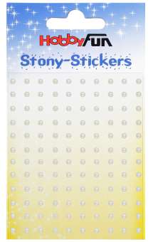 3451786 Stony-Stickers rund 3mm creme 