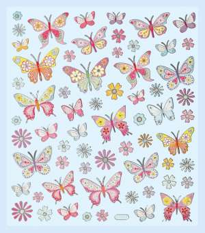 3452321 Hobby-Des.Sticker Schmetterling 