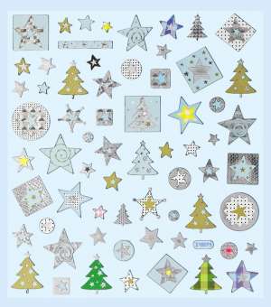 3452326 Hobby-Design Sticker Weihnacht I 