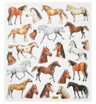 3452337 Hobby-Design Sticker Pferde II 