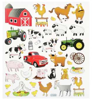 3452345 Hobby-Design Sticker Bauernhof 