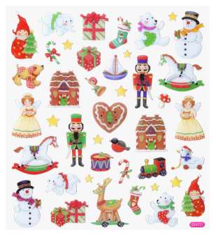 3452395 Design Sticker Weihnachten VIII 