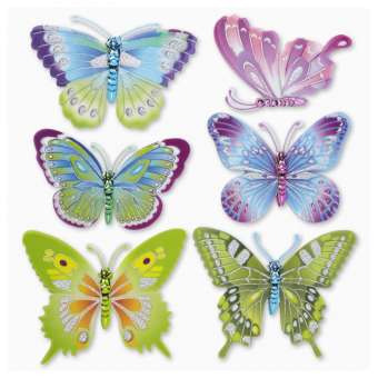 3452518 3 D Sticker XXL Schmetterling 