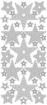 3460253 Sticker Sterne I gold 