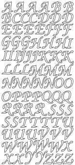 3460346 Konturensticker  Buchstaben gross (12mm) silber 
