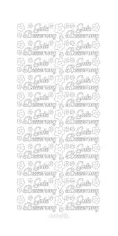 3461005 Sticker Gute Besserung gold glänzend 