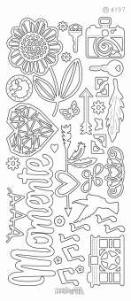 3461039 Konturensticker Momente, toffee 