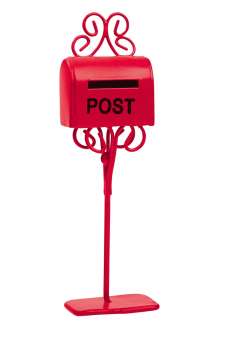 3473091 Mail-Box/Briefkasten 11cm rot 