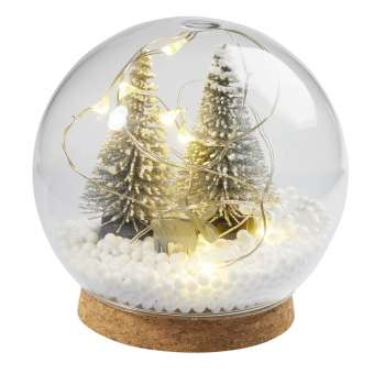 3750413 Glaskugel m. Korkboden  8cm 