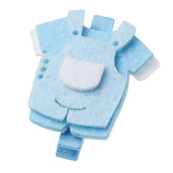 3840018 Baby-Hose, 4cm, 3St. m. Clip, blau 