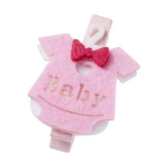 3840019 Baby-Kleid, 4cm, 3St. m. Clip, rosa 